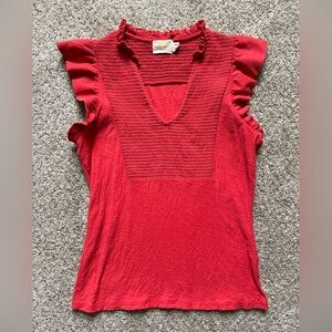 REVOLVE Nation LTD Flutter Slv Top